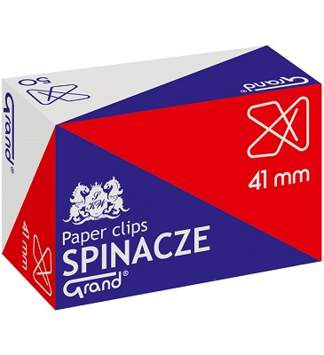 Spinacz Grand 41mm krzyowe 50szt.