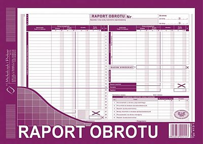 Raport Obrotu A4 413-1