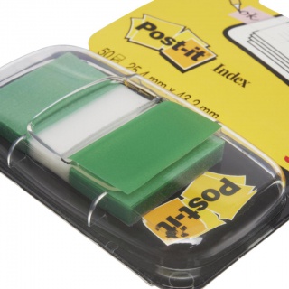 Zakadki indeksujce Post-It 25,4mm x 43,2mm, zielone 680-G2EU