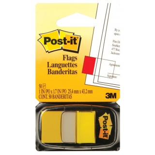 Zakadki indeksujce Post-It 25,4mm x 43,2mm, te 680-5