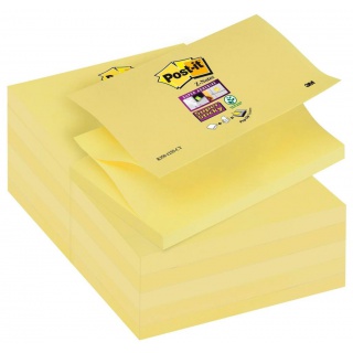 Notes samoprzylepny POST-IT Super sticky Z-Notes R350-12SS-CY, 127x76mm, 1x90 kart., te 3M-70005197838