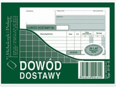 Dowd dostawy A6 315-5