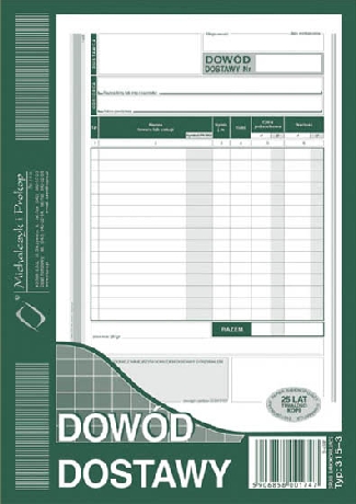 Dowd dostawy A5 wielokopia 315-3