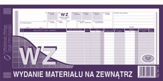 WZ Wydanie materiau na zewntrz 1/3 A3 361-2 wielokopia