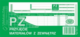 PZ Przyjcie materiau z zewntrz 1/3 A4 352-8 wielokopia