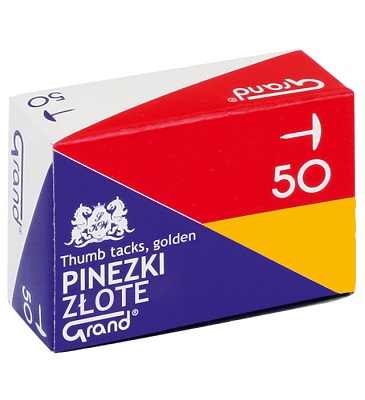 Pinezka Grand zota 50szt.